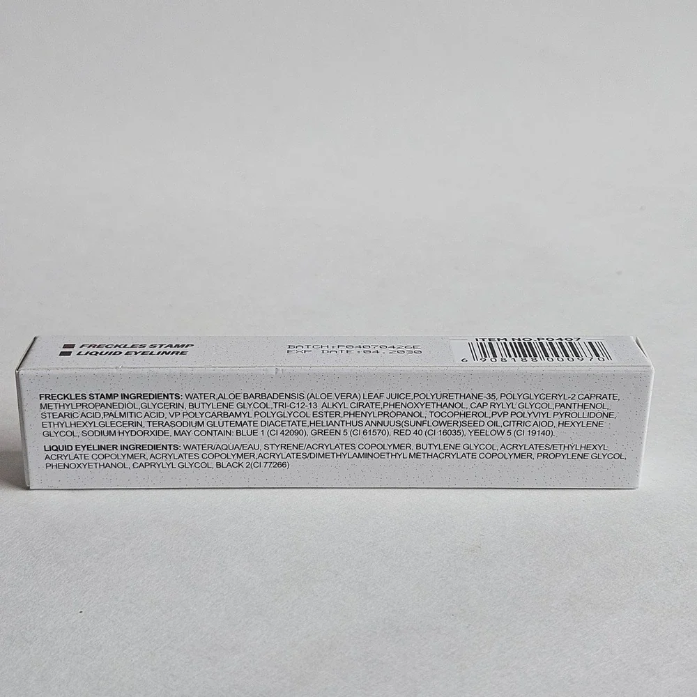 Pagevine Freckles Stamp and Liquid Eyeliner Duo Brown Black P0407